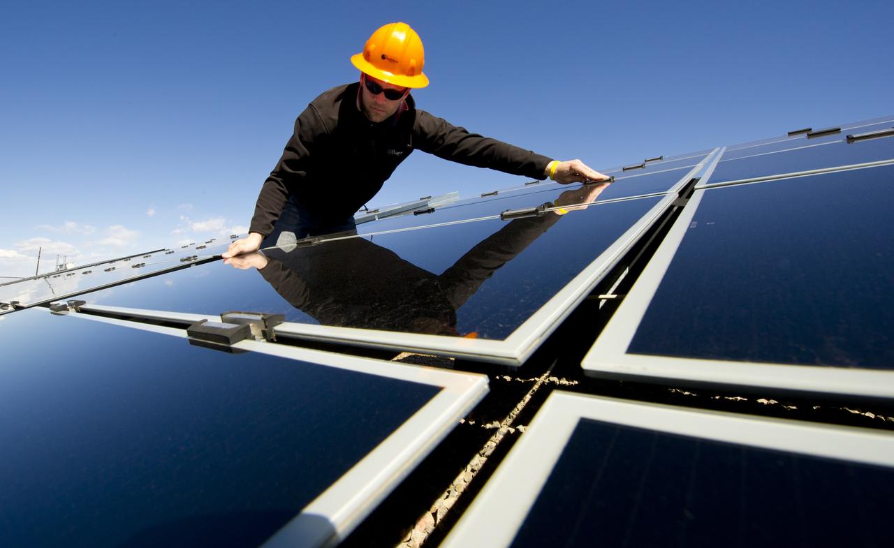 Solar Industry At Work. Steven Bohn, an engineer at SunEdison oversees SunEdison's testing facility at SolarTAC in Aurora, CO. The SolarTAC mission is to increase the efficiency of solar energy products and rapidly deploy them to the commercial market.