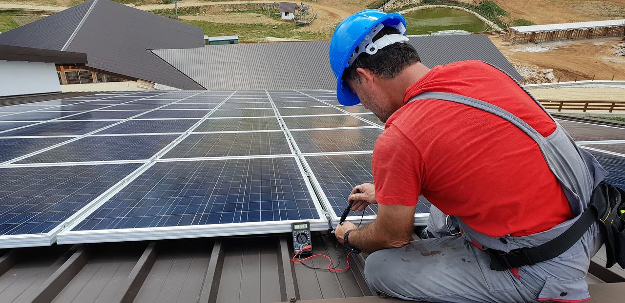 solar panel installation technician