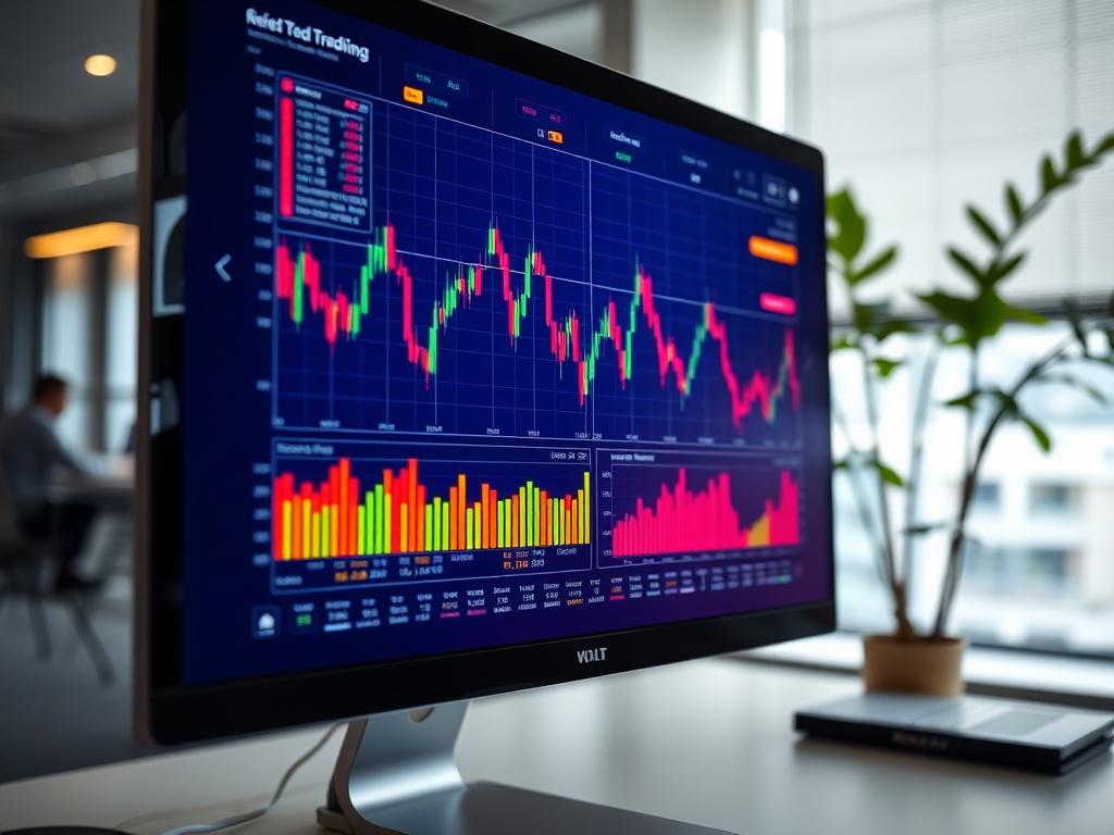 A close up shot of a modern computer screen displaying