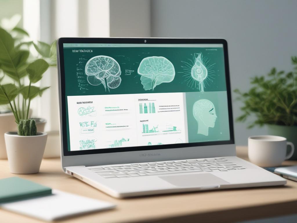 An informative online platform with educational resources displayed on a