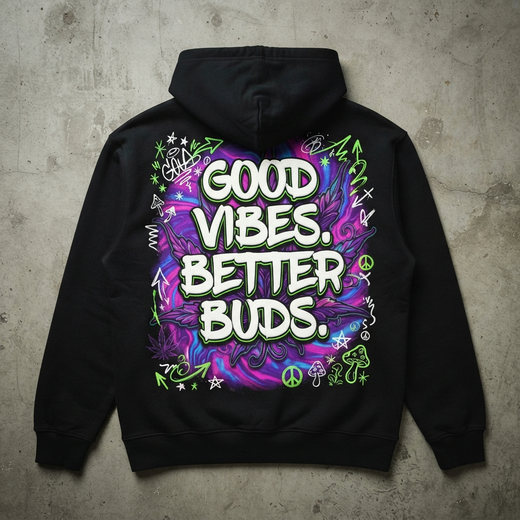 Good Vibes Better Buds Tee