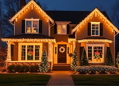 Custom holiday lighting