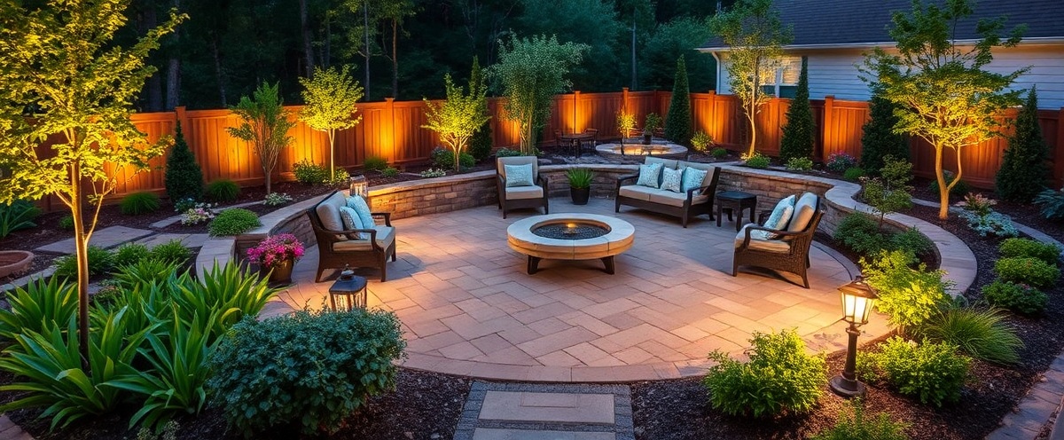 Patio landscaping