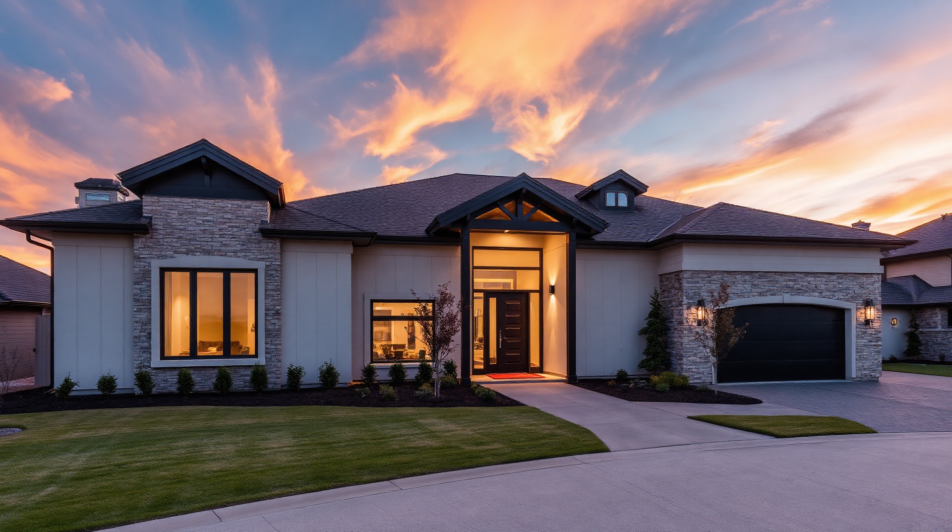 Modern custom home