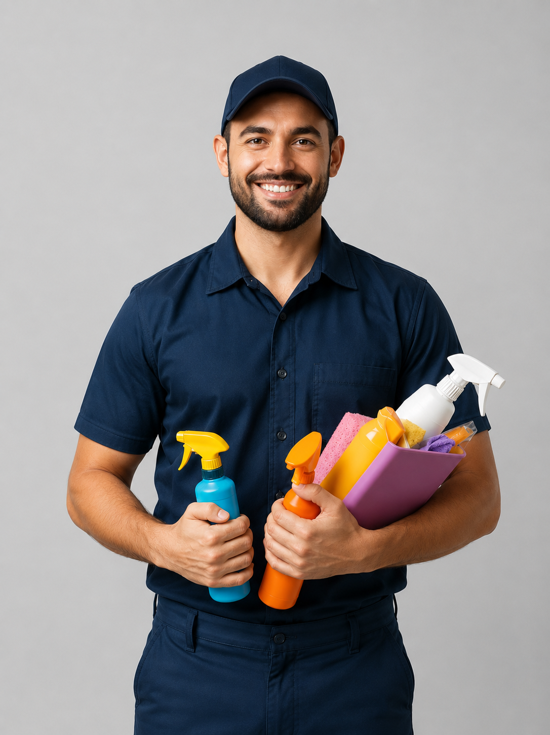 Professional cleaner James