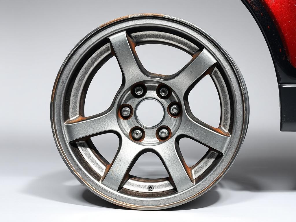 A high resolution image of a used mag rim with