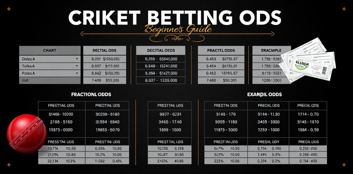 Cricket betting odds explanation and guide
