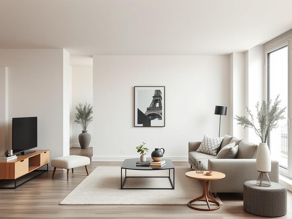 A minimalistic and sophisticated interior of a high end micro