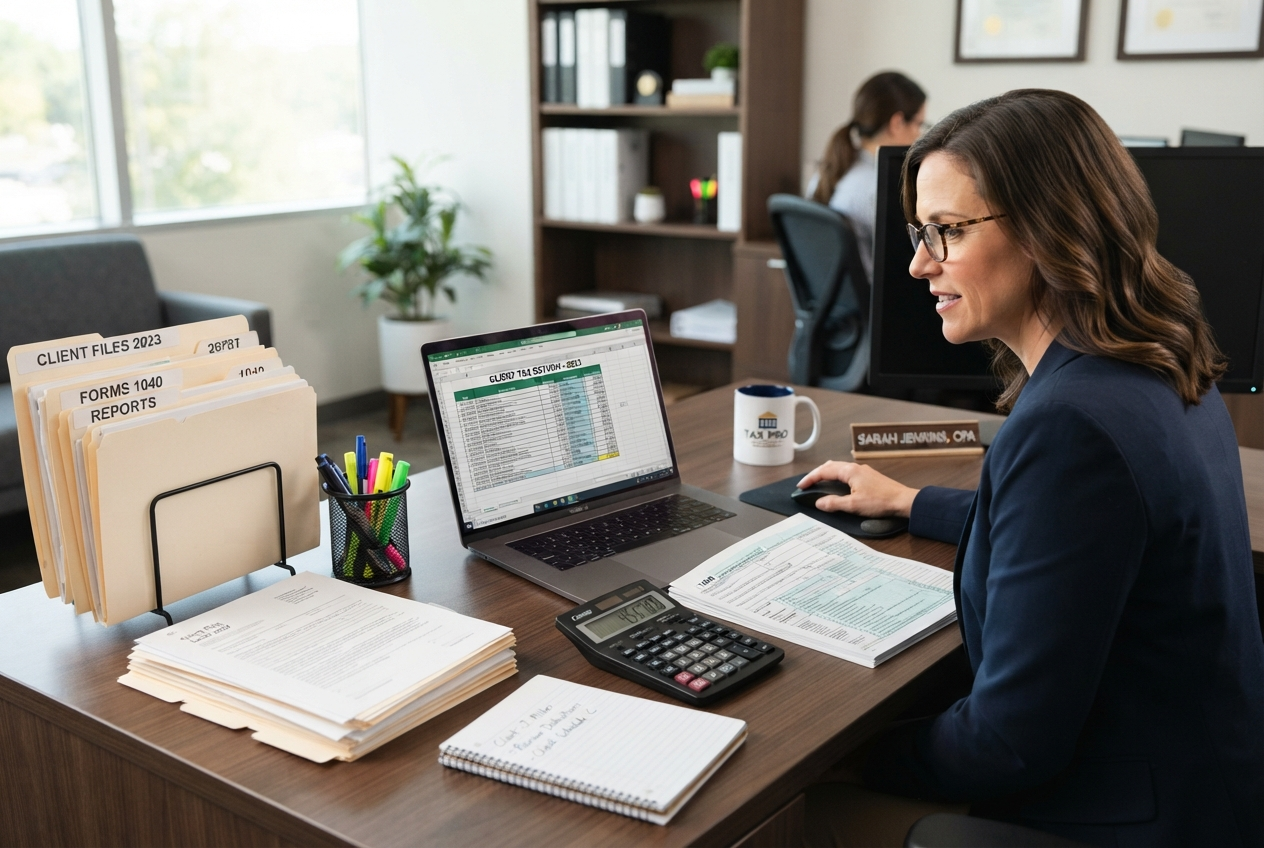 Professional tax preparation services