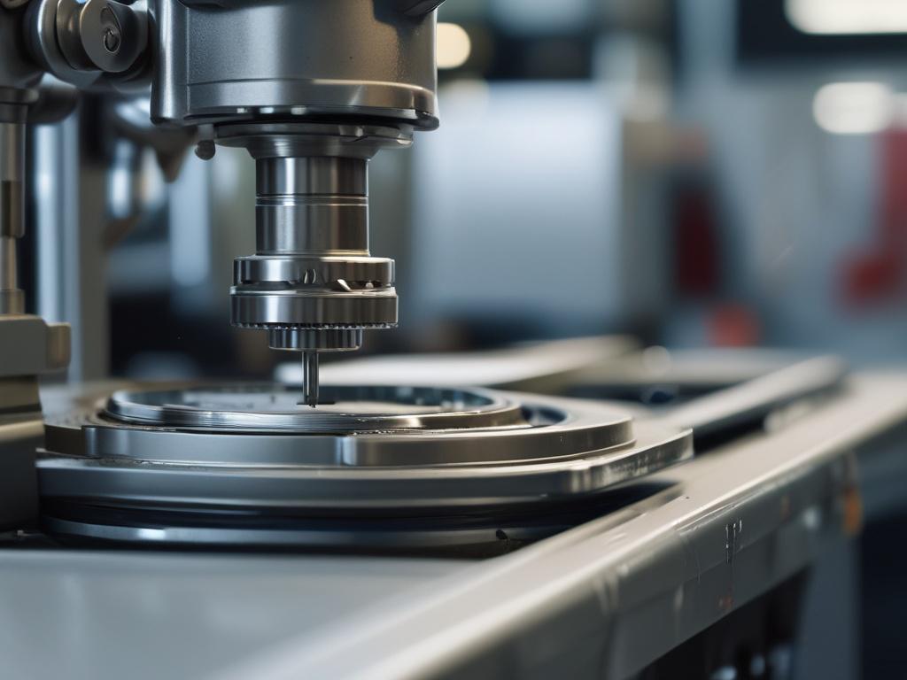 close-up shot of business equipment, high-resolution, simple composition, focus on one machinery type, background blurred to emphasize equipment