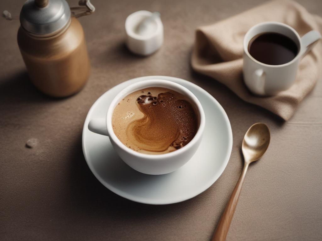 fresh coffee, steaming cup, barista, aroma, cozy café