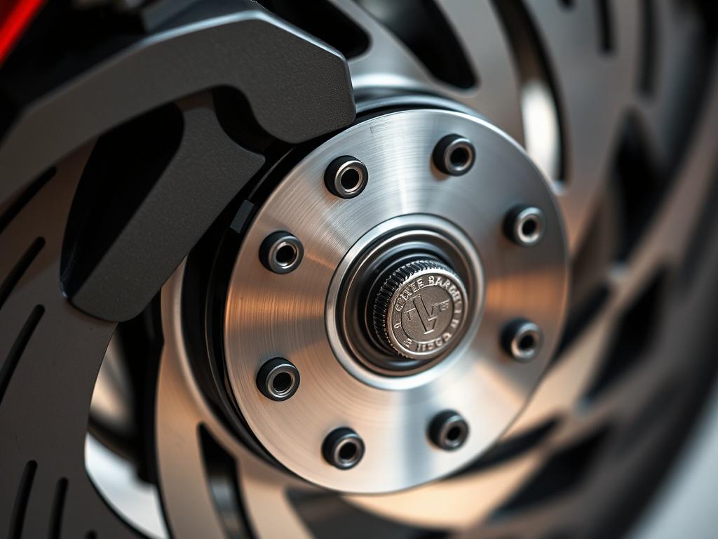 A hyper realistic close up of a premium spare part,