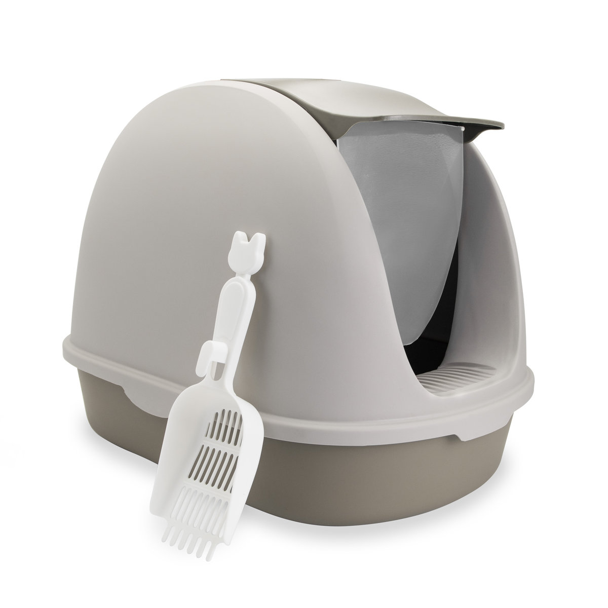 Cubeta CAPSULE MARRÓN XL para gatos