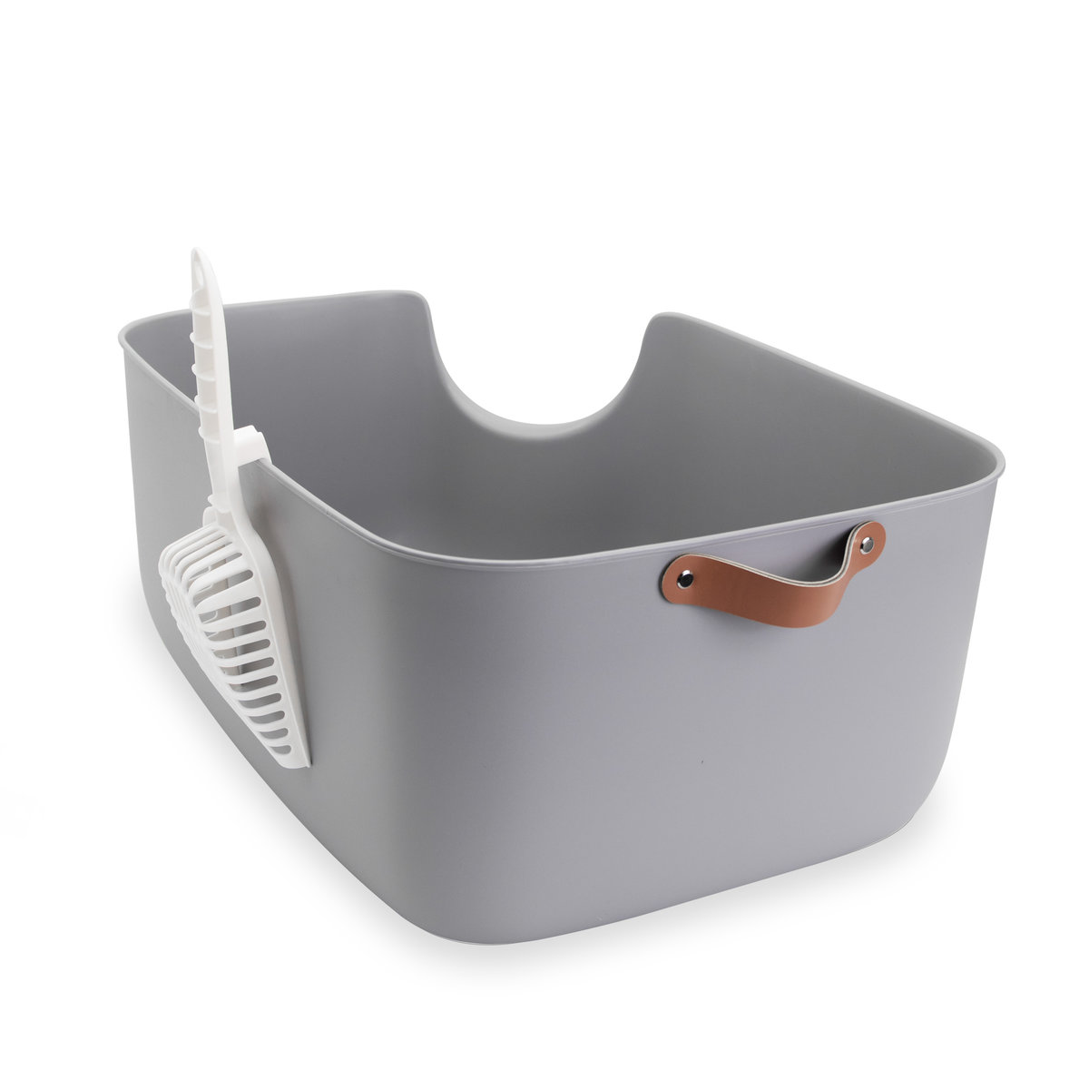 Cubeta CÓRNER GRIS para gatos