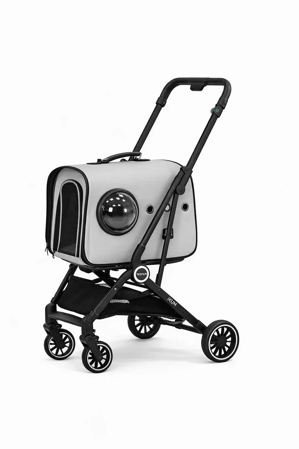 Cochecito MUXY para perros y gatos en gris o negro