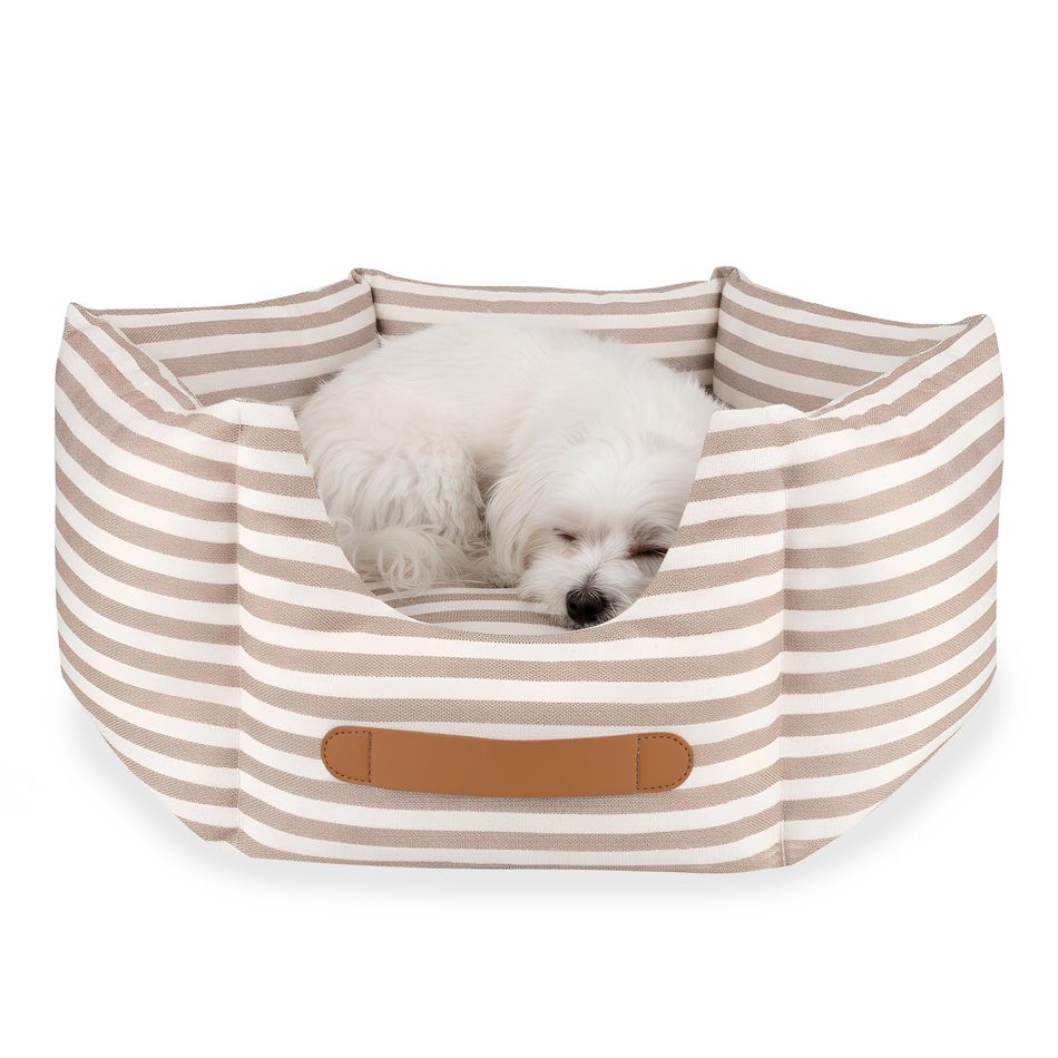 Cama Hexagonal Camilo en color beige