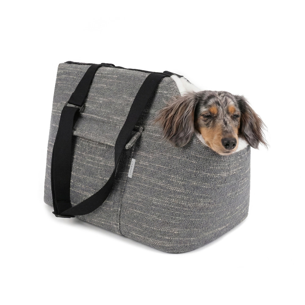 Bolso Transportín Camilo Pocket en color gris stone