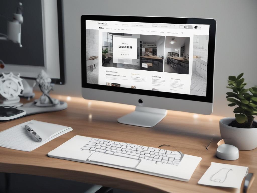 A close up view of a beautifully designed project portfolio,