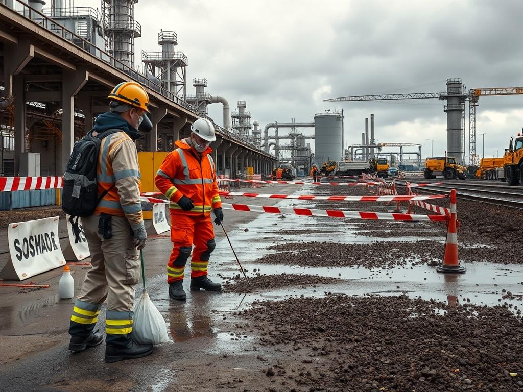 A realistic high resolution of an emergency response team in