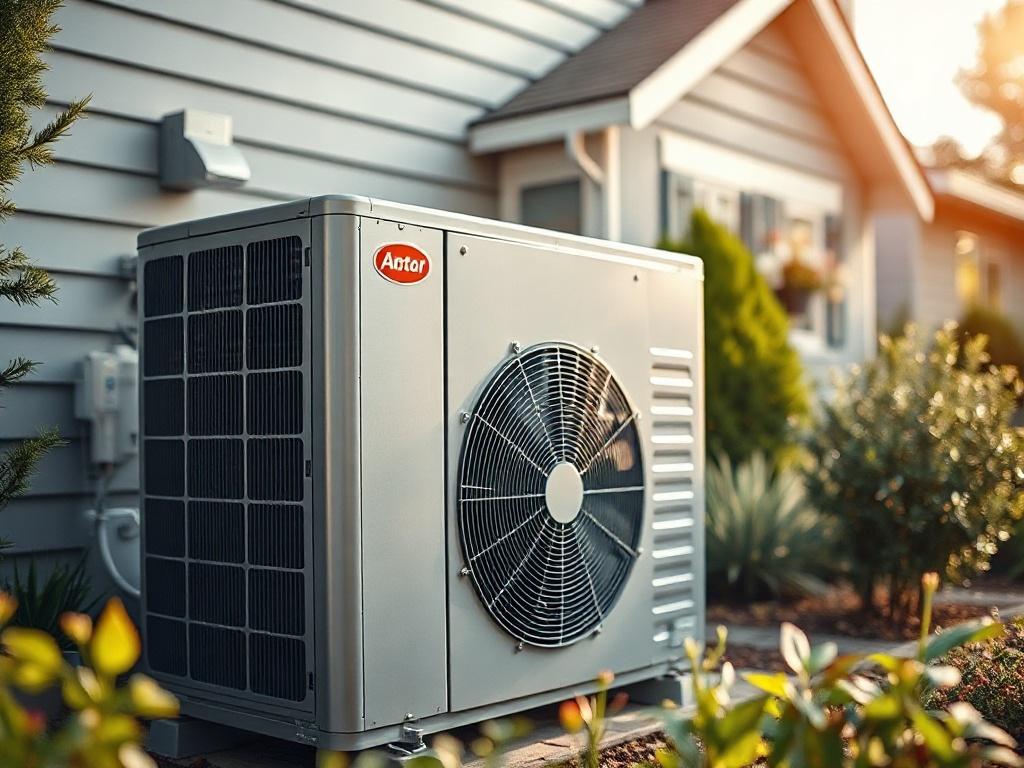 **Prompt for AI Image Generator:**

Create a highly detailed, realistic high-resolution photo that embodies the essence of a blog titled "Heat Pumps Explained: How Long Do They Last?". The composition should be simple and clear, featuring a single subject: a well-maintained, modern heat pump unit displayed prominently in the foreground.

The heat pump should have a sleek design, showcasing clean lines and a metallic finish, reflecting a high-quality product. Position the unit in an outdoor setting, surround
