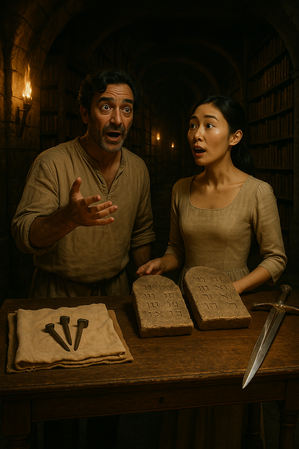 6 yumiko y leonardo descubren misterios en las catacumbas.png