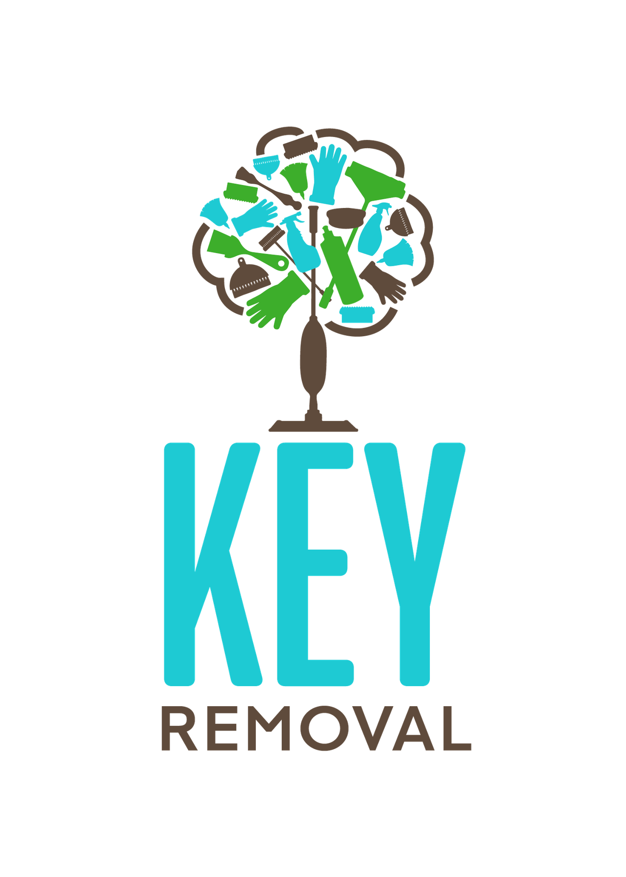 Clean residential home interior with organized shelving