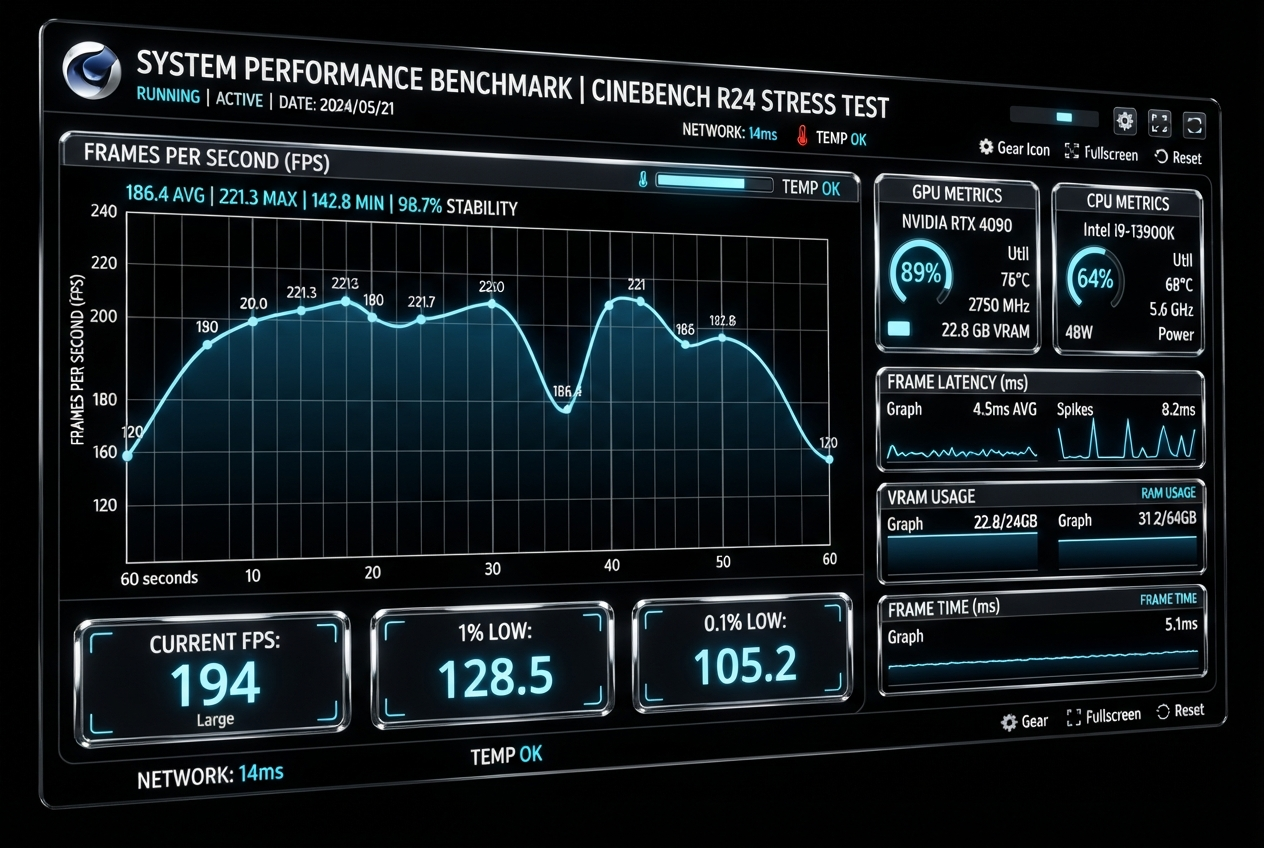 Performance benchmark visualization