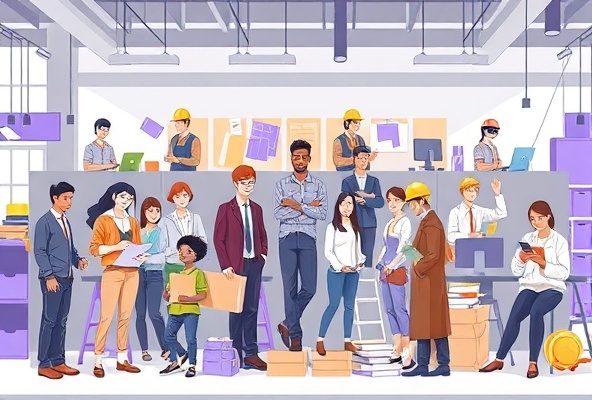 Students in vocational training