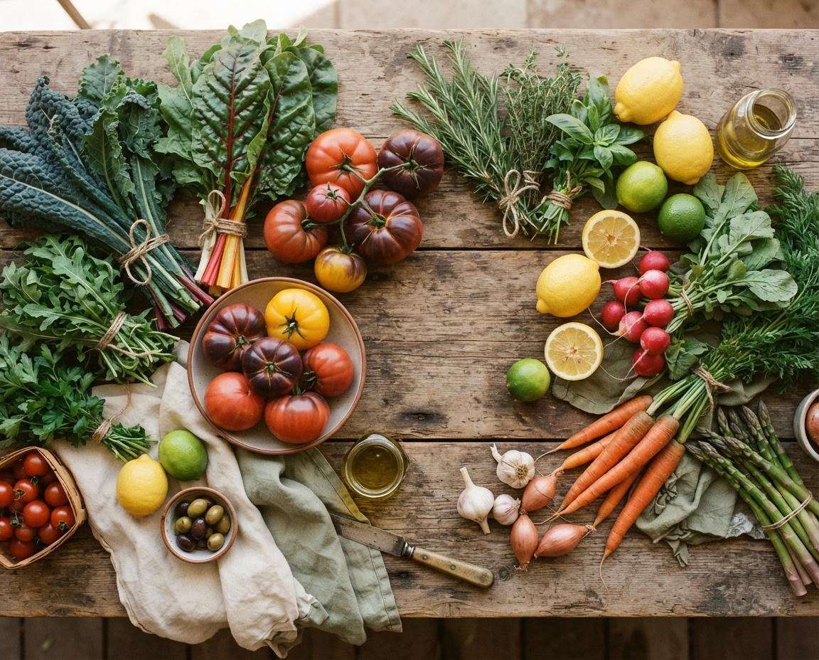 Fresh market produce