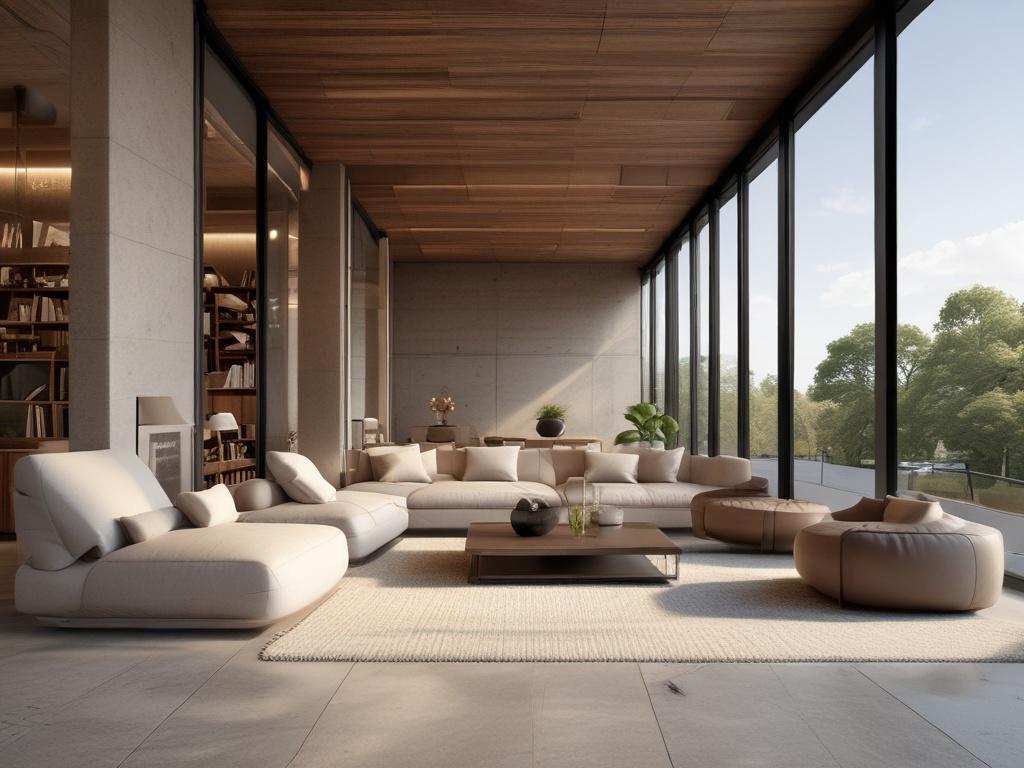 a stunning architectural design in a modern style, high resolution