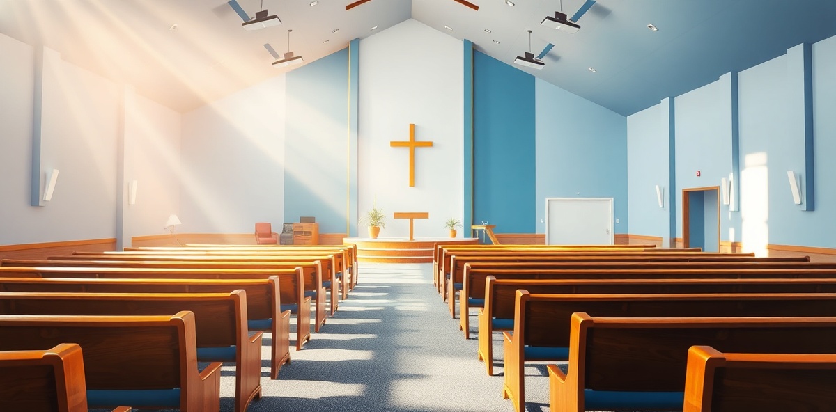 Interior de la iglesia