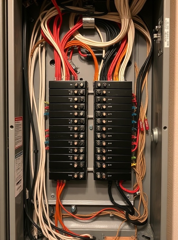 Electrical breaker box connections