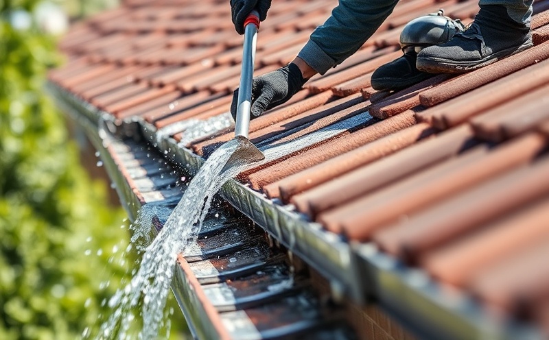 Gutter cleaning results