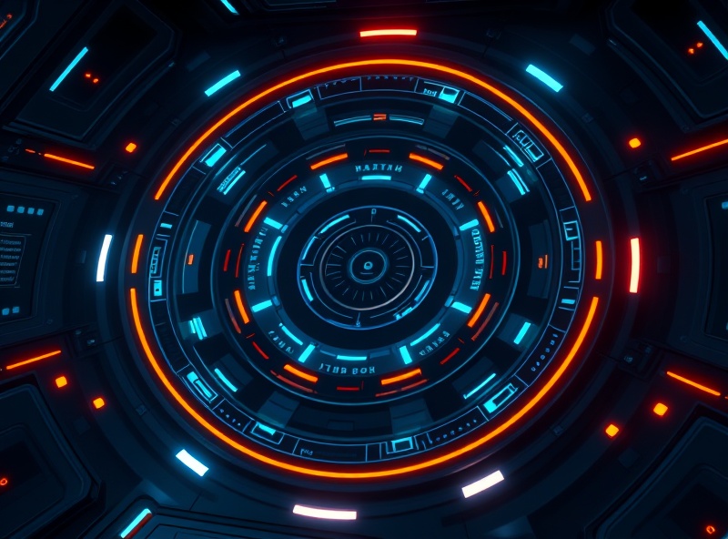 PORTIS 3D Shell GUI visualization with concentric layers