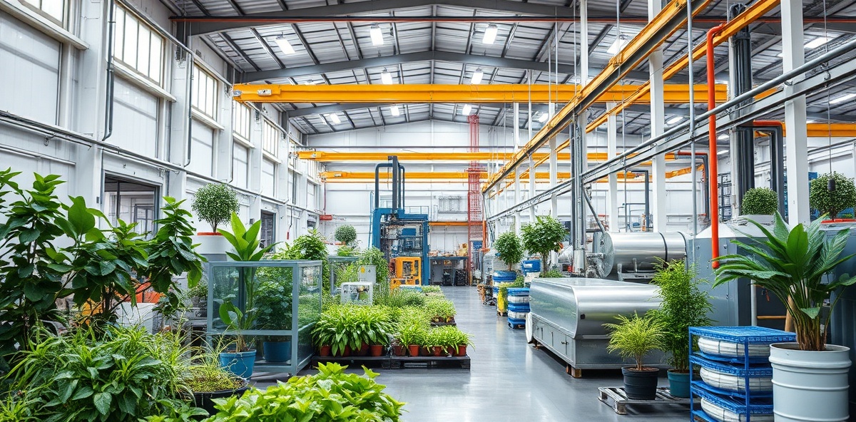 Sustainable manufacturing facility