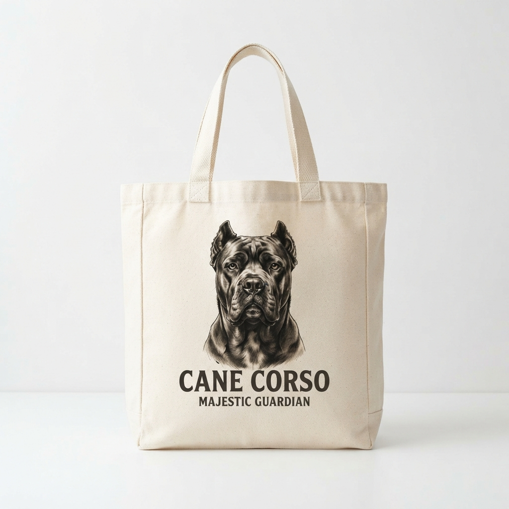 Cane Corso Canvas Tote
