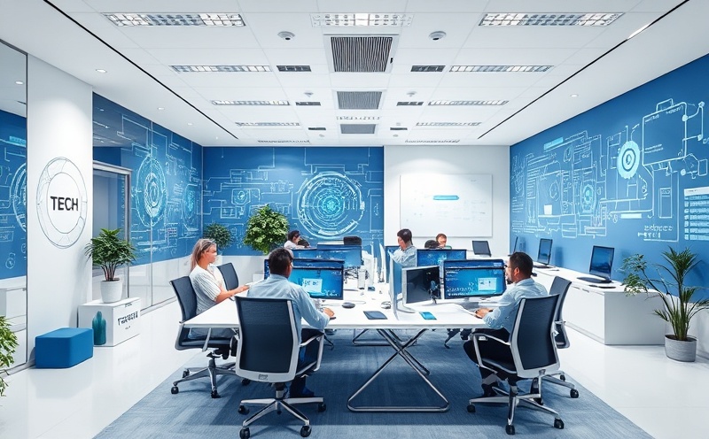 Modern tech office environment