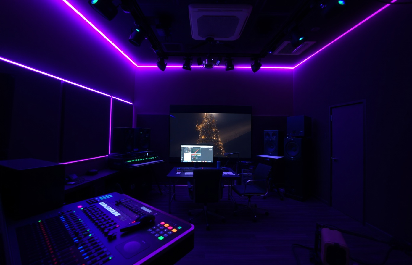 Music production studio
