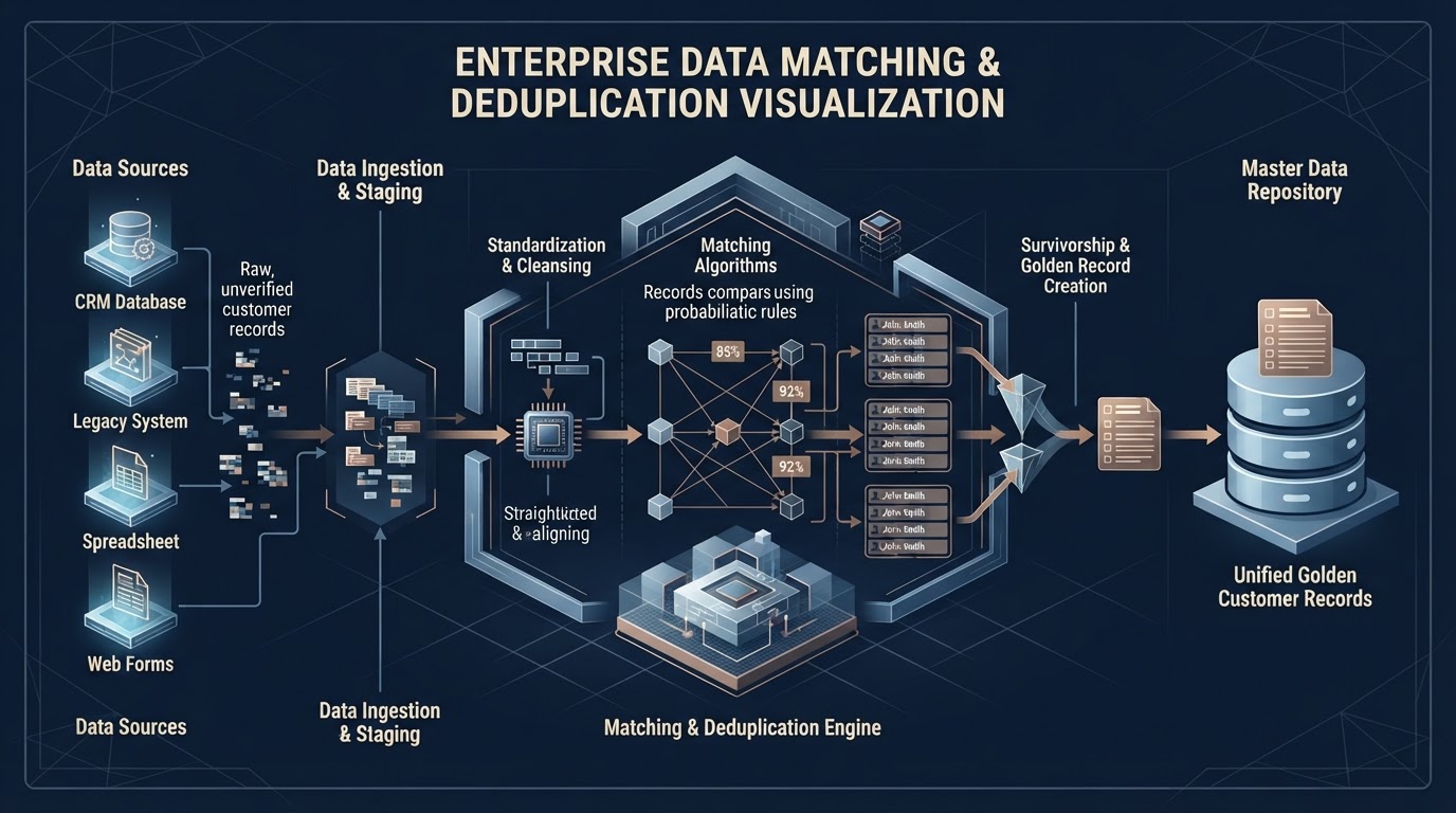 Data matching visualization