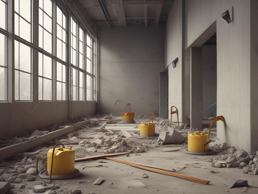 construction site cleanup, debris removal, safe workspace