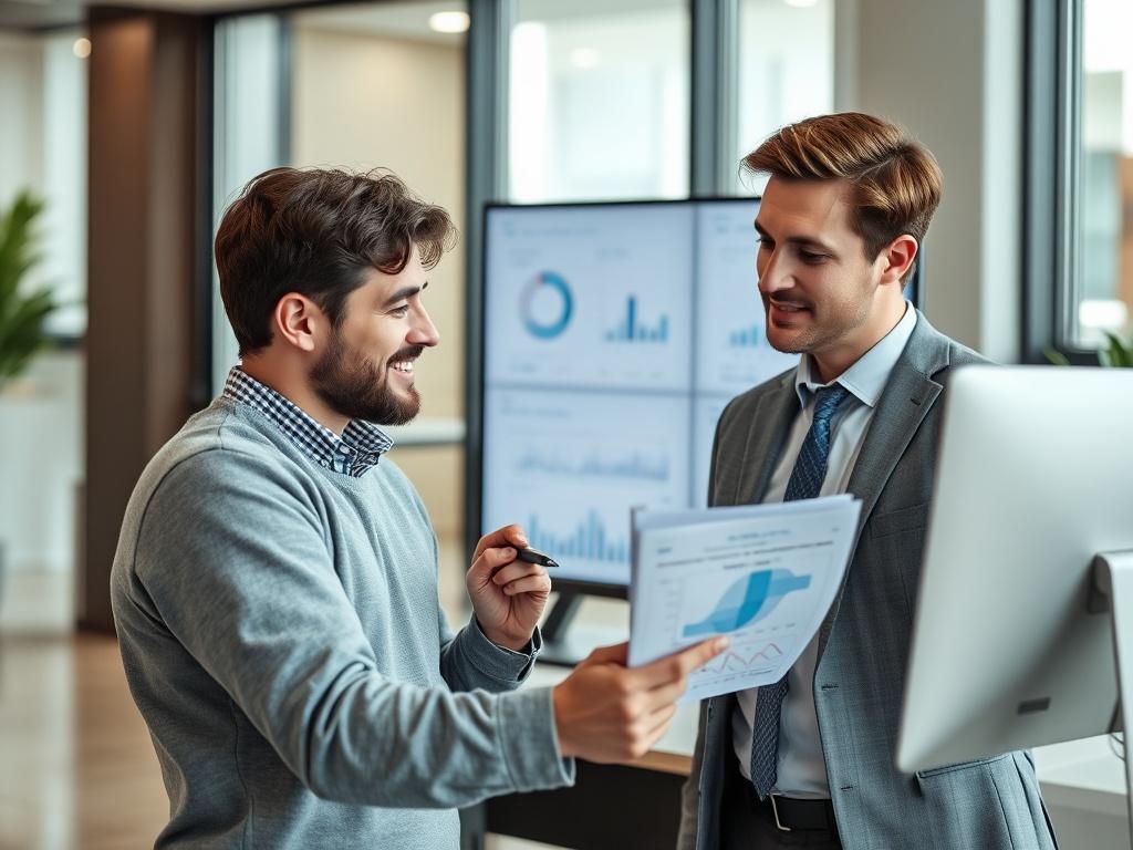 A close up shot of a client discussing their credit