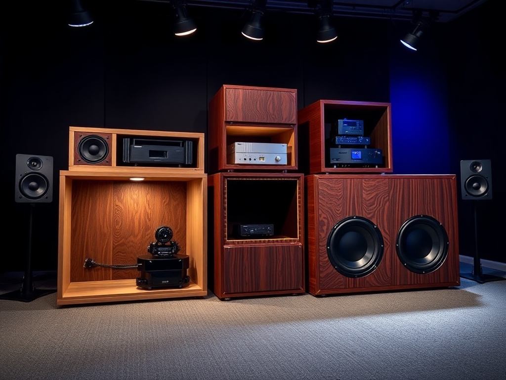 Custom speaker enclosure design and subwoofer builds