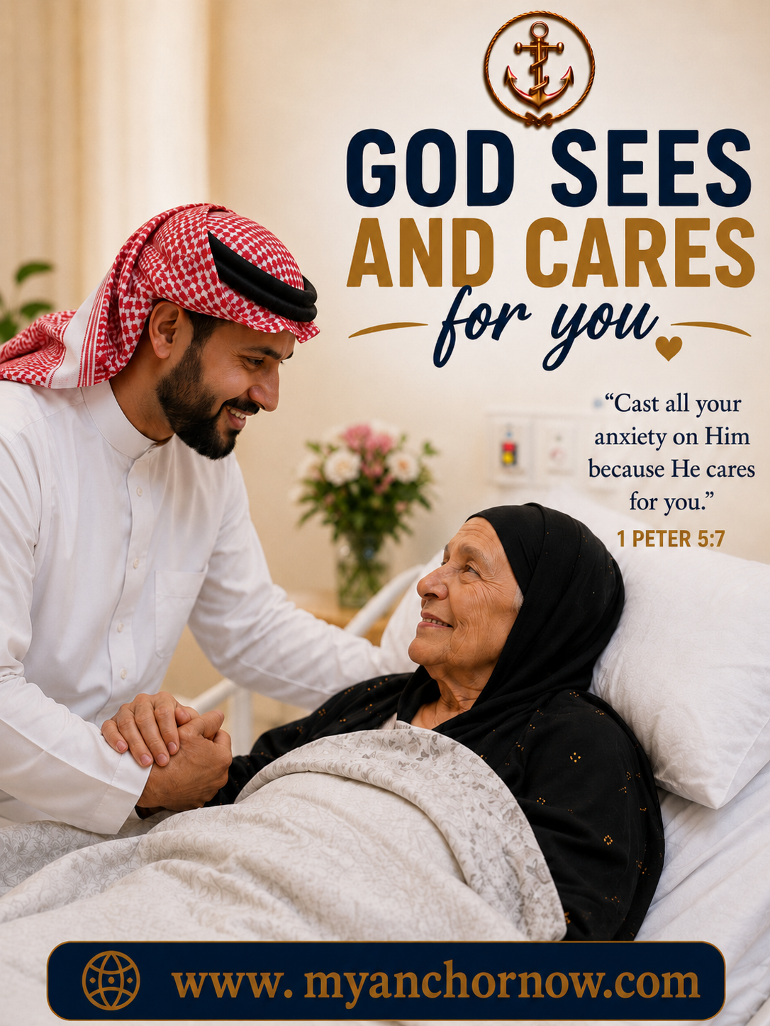 God Sees and Cares for You - 1 Peter 5:7