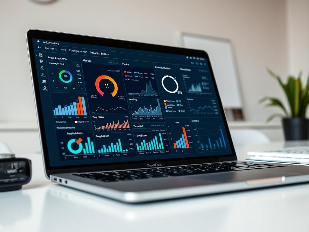 A detailed close up of an automated reporting system interface