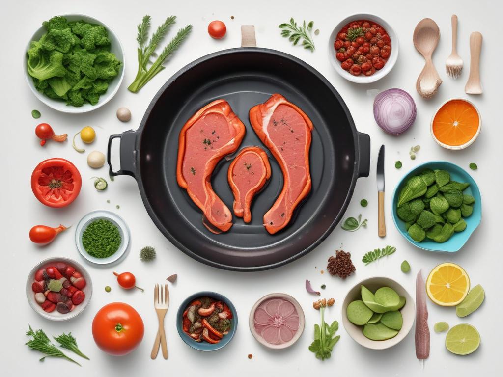 **Prompt for AI Image Generation:**

Create a realistic high-resolution photo that captures the essence of cooking quick and healthy dinners for busy weekdays. The composition should be simple and clear, featuring a single subject: a chef or home cook in a modern kitchen setting. The subject should be actively preparing a vibrant, nutritious meal, such as a colorful salad or a stir-fry, showcasing fresh vegetables, lean proteins, and aromatic herbs.

The background should depict a clean, organized kitchen w