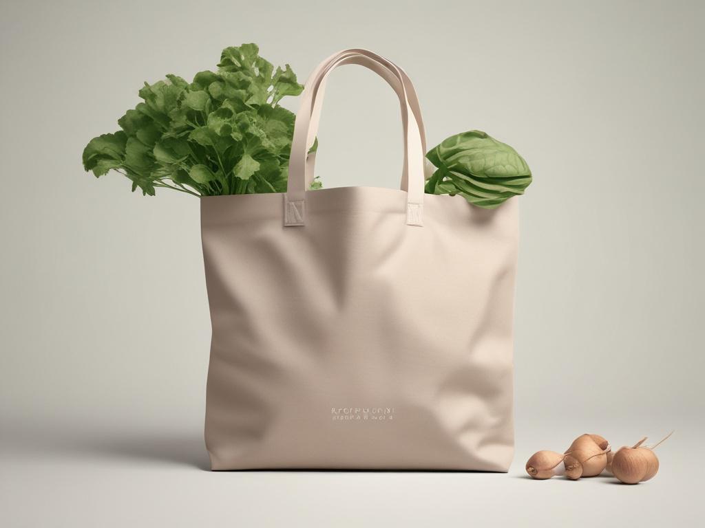 eco friendly tote bag, organic cotton, minimalist design