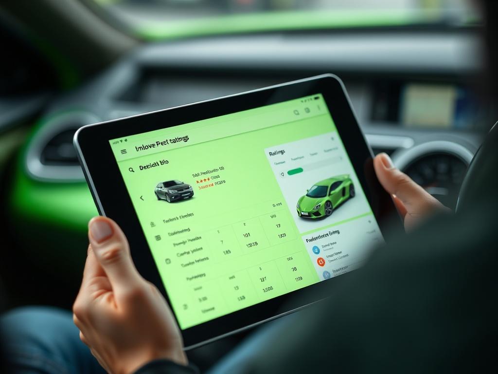 A close up shot of a tablet displaying a detailed