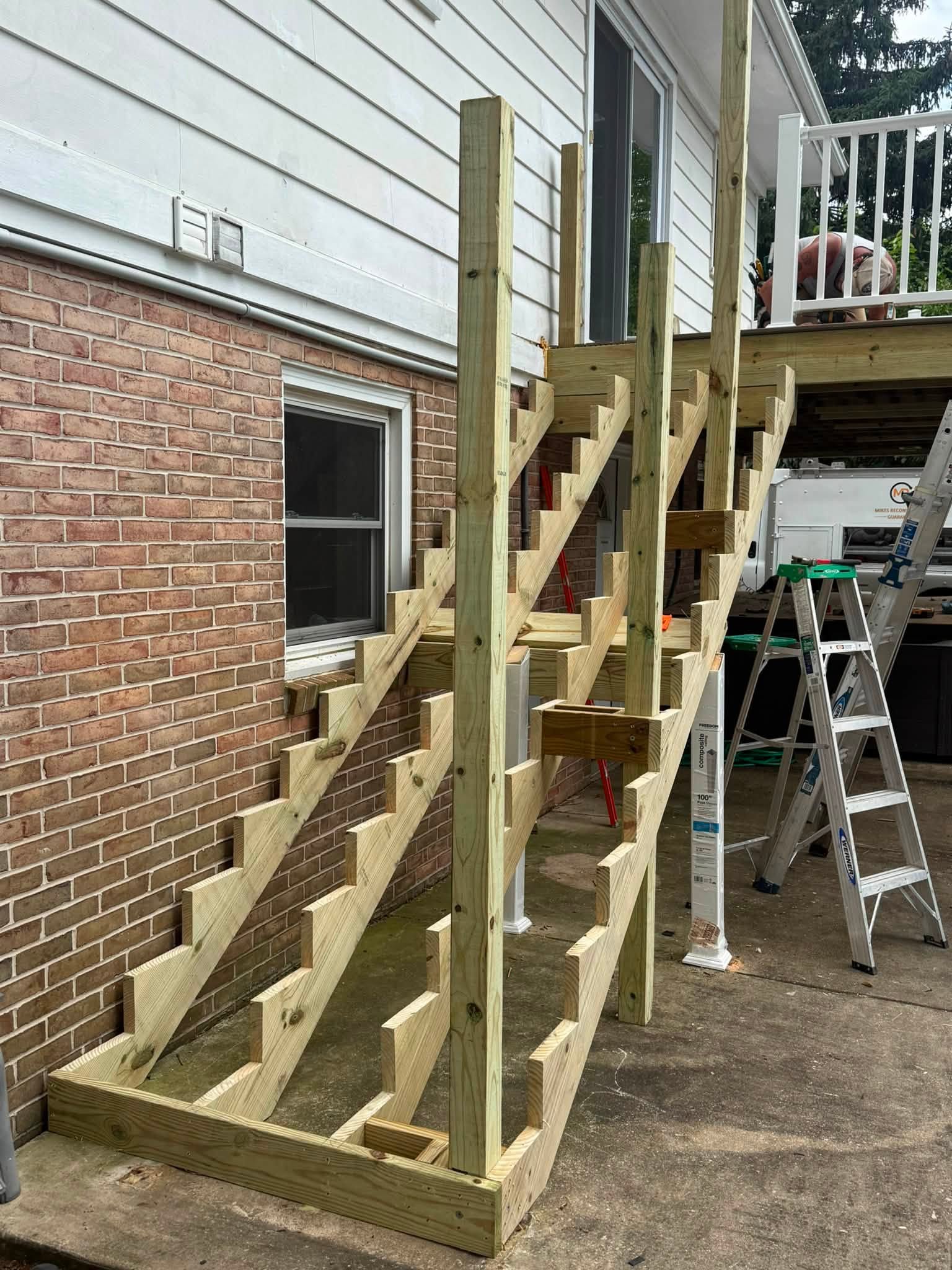 Stairs & Railings Renovation - Before