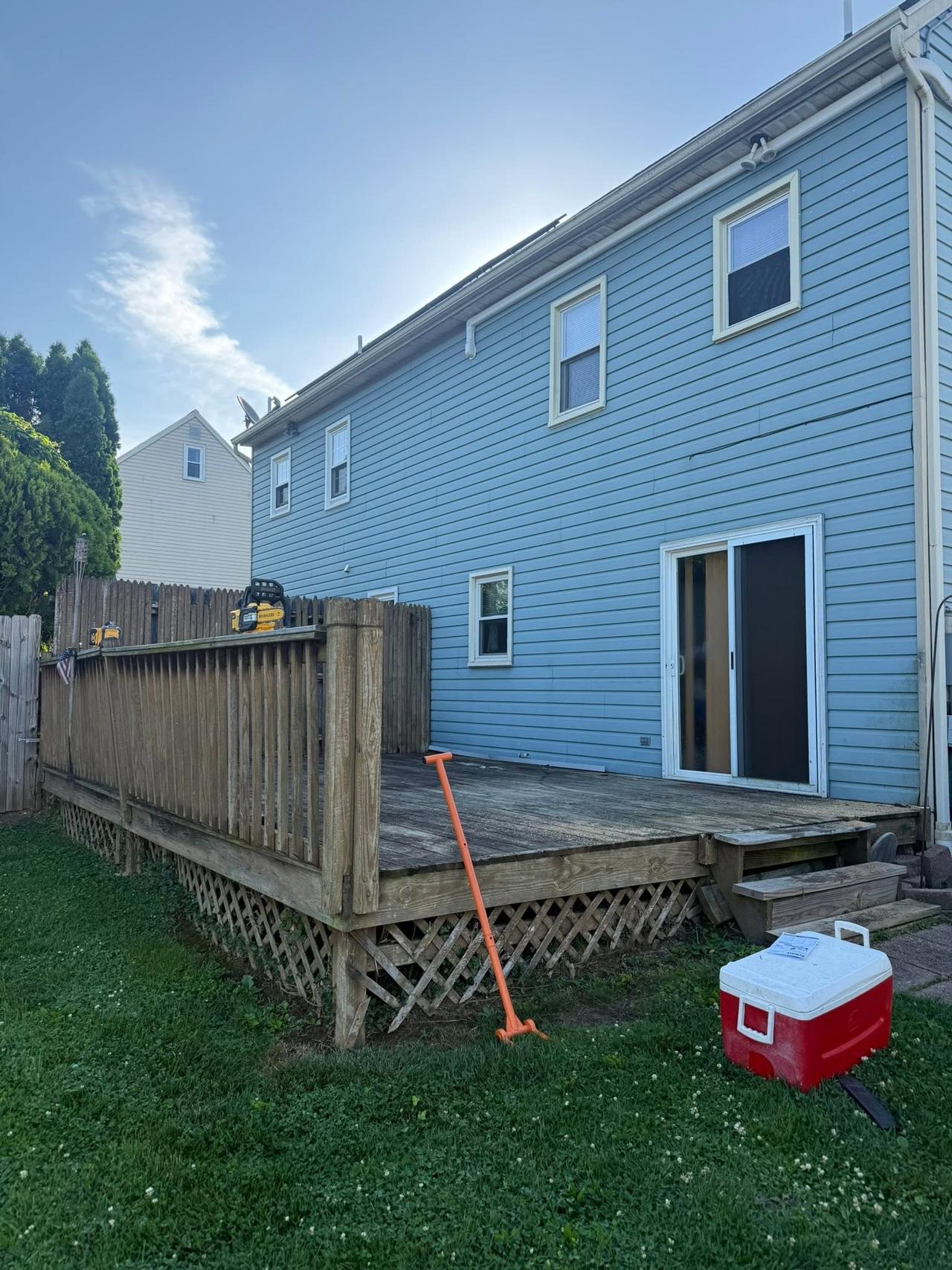 Deck Renovation Project 1 - Before