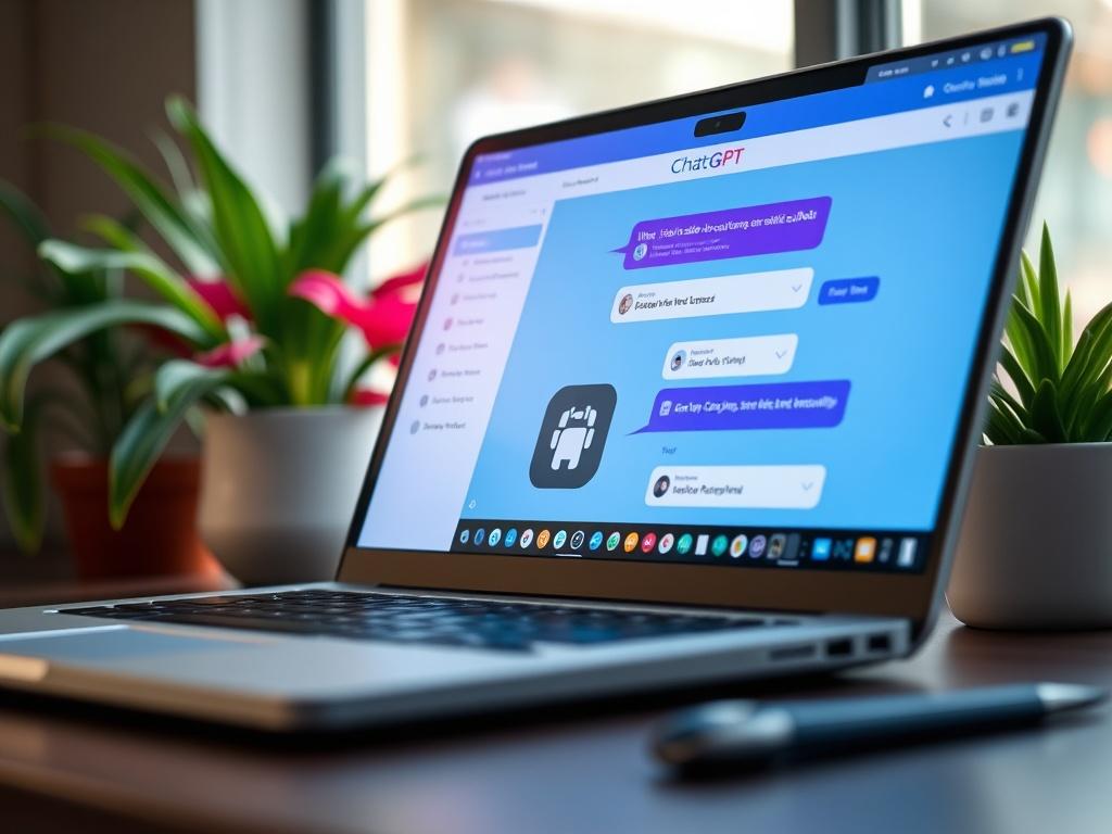 A close up shot of a laptop displaying a user